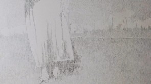 1979  "Emma di spalle"  (matita su carta mm 700x500)