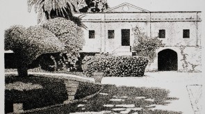 1989  "La villa dei Gioli"  (acquaforte su rame mm 299x247)